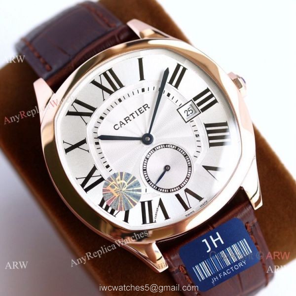 JH Factory Swiss Cartier Drive De Watches Rhodium Dial 1