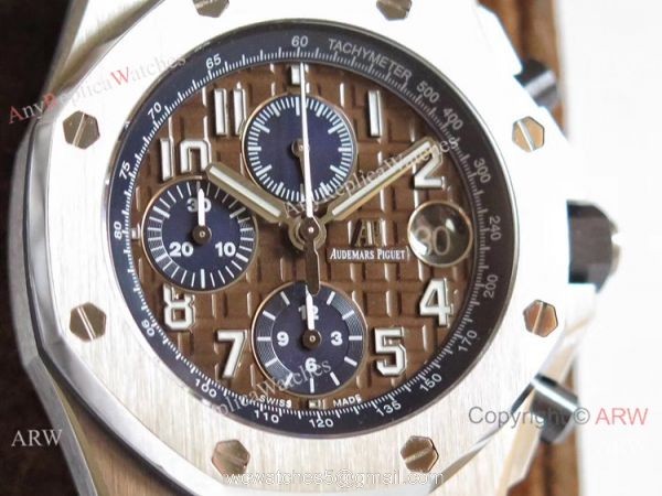 (JF) Replica Audemars Piguet Royal Oak Offshore Swiss 3126 Watch Blue Subdials 1