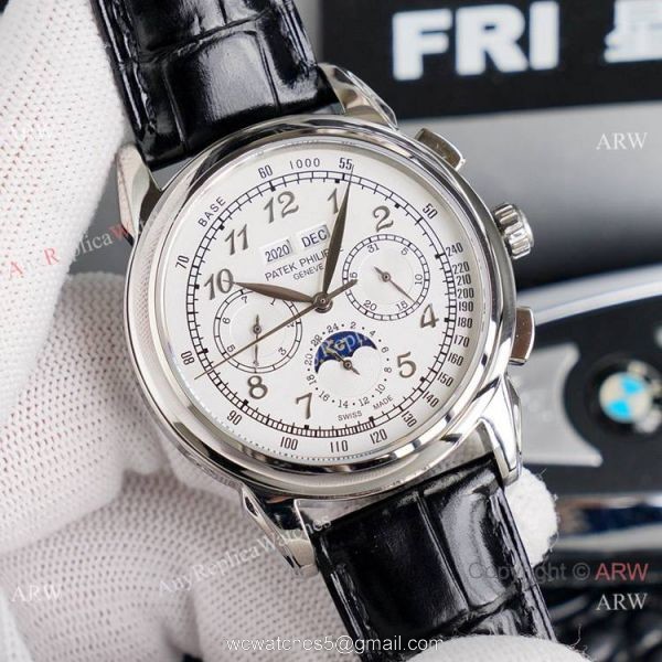 Swiss Grade Copy Patek Philippe Geneve Base 1000 Watch Arabic Markers 41mm 1