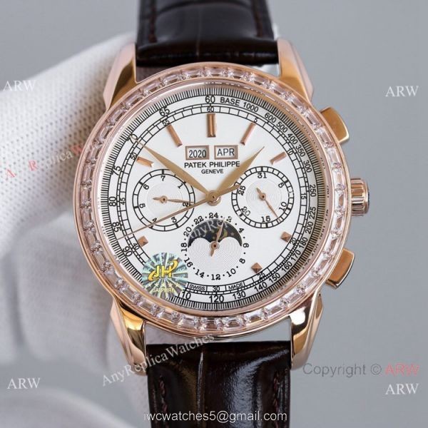 Swiss Clone Patek Philippe Grand Complications Perpetual Calendar Watch Rose Gold 1
