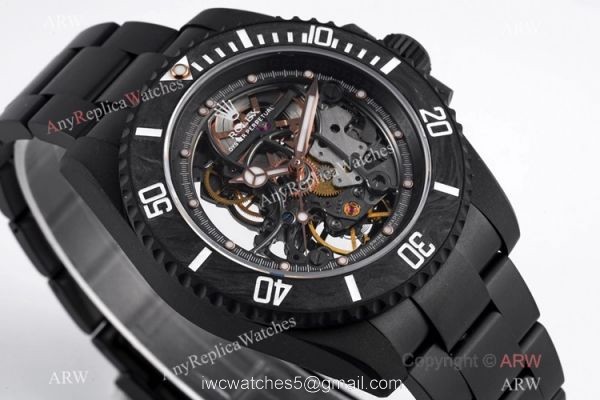 VR-Factory MAX 1-1 Best Edition Rolex Andrea Pirlo Skeleton Submariner Watch All Black 1
