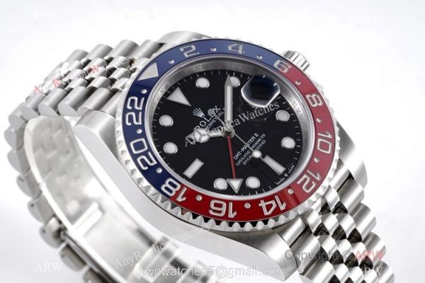 VR Factory V2 Version Swiss Rolex GMT-Master II 3285 Watch Pepsi Ceramic Bezel ref 126710 1