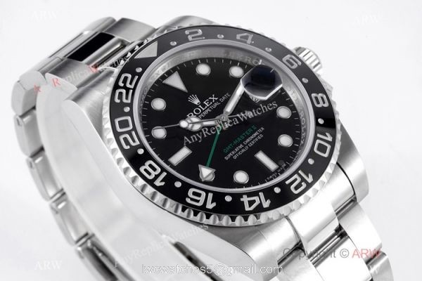 VR-Factory V2 Version 1-1 Best Copy Rolex GMT-Master II Watch 40mm Black Ceramic Bezel 1