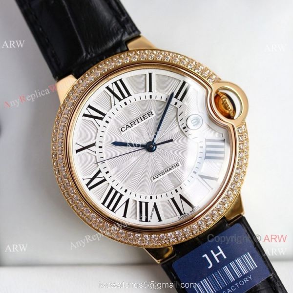 Swiss Grade Copy Cartier Ballon Bleu Watch Rose Gold 42mm XL 1