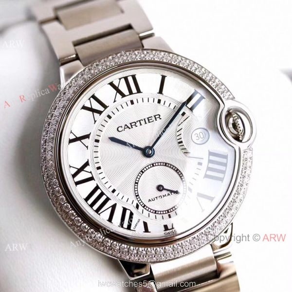 Swiss Replica Cartier Ballon Bleu 42mm XL Watch Stainless Steel 1