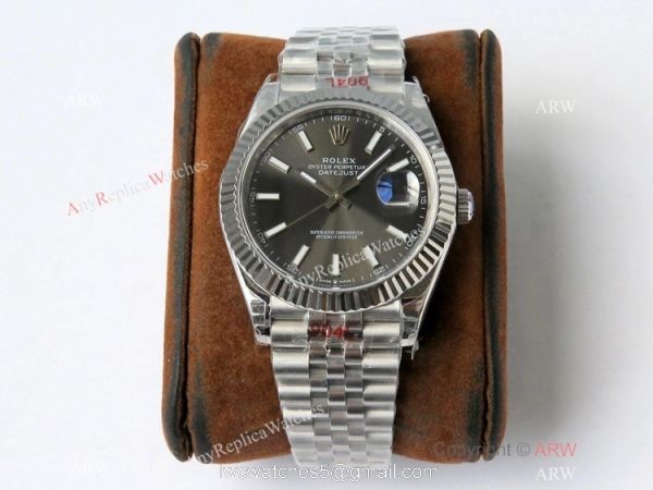 VR-Factory 1:1 Replica Rolex Datejust II 41mm Jubilee Watch Blue Dial 1