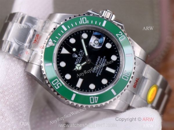 New Arrival! Rolex Submariner 41MM Green Blue Watch EW Factory 3235 Movement 1