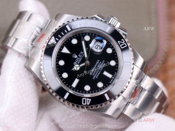 New Arrival! Rolex Sabmariner 41MM SS Black Dial Watch EW Factory 3235 Movement 1