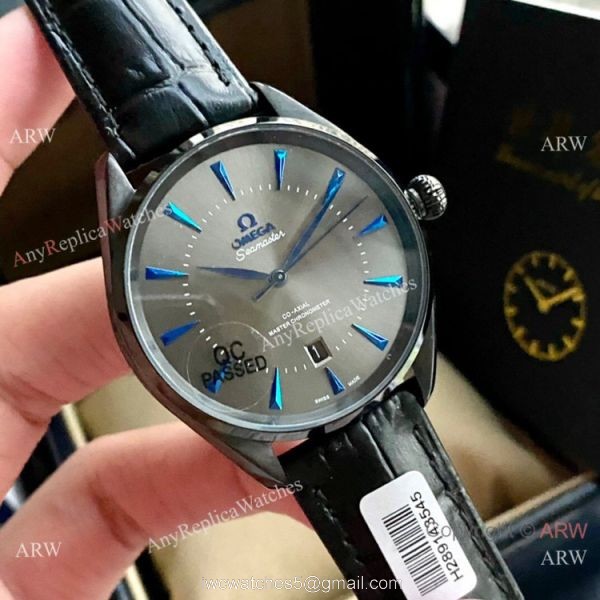 New Style Replica Omega Seamaster UAE Edition Black and Gray Watch 1