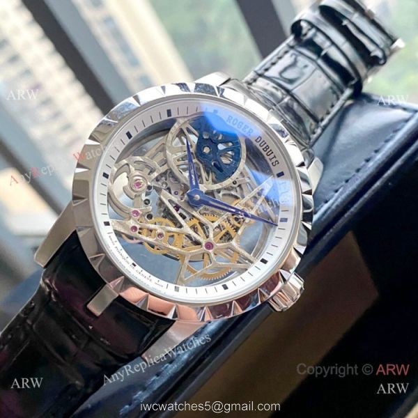 New Replica Roger Dubuis Excalibur 46 Hollow Watch White Inner 1