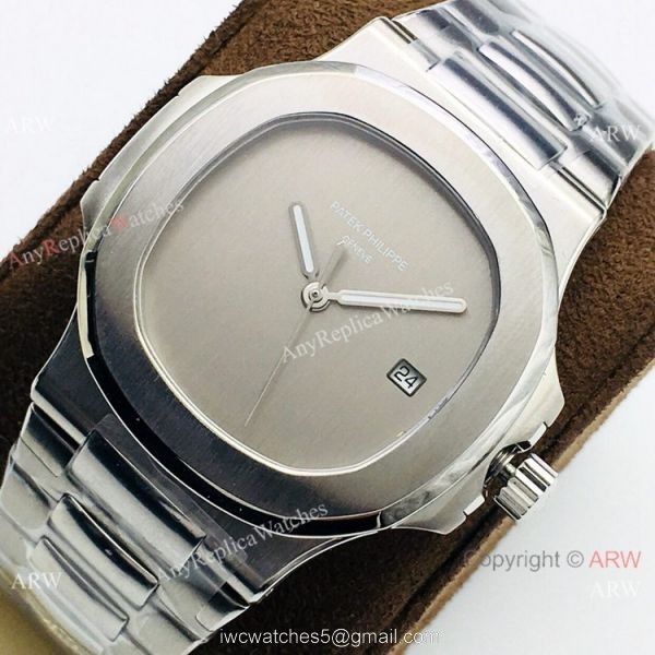 PFF Factory Replica Patek Philippe Nautilus Watch New Onyx Face 1