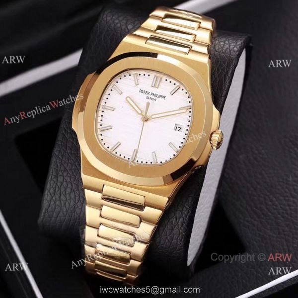 Knockoff Patek Philippe Nautilus All Gold Watches 40m 1
