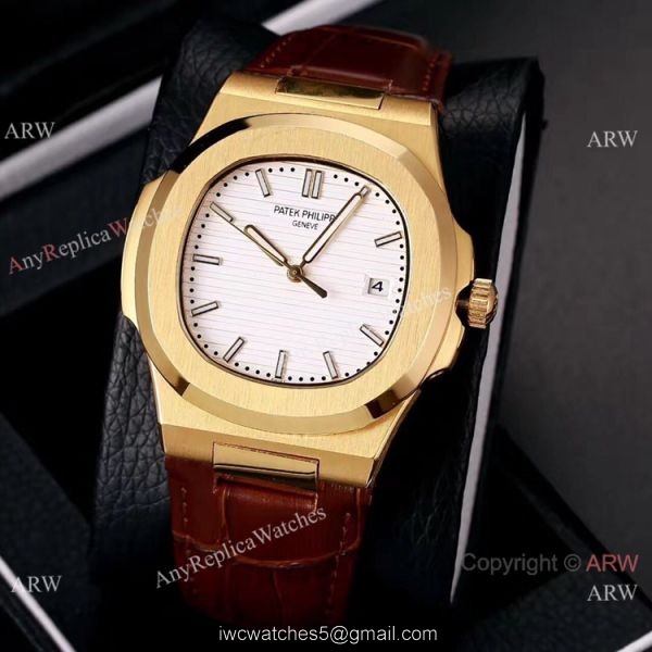 Best Copy Patek Philippe Nautilus 40mm Watches Gold and Black 1