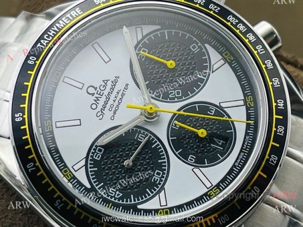 TW Factory Omega Speedmaster 7750 Watch Replica Stainless Steel Panda Face 1