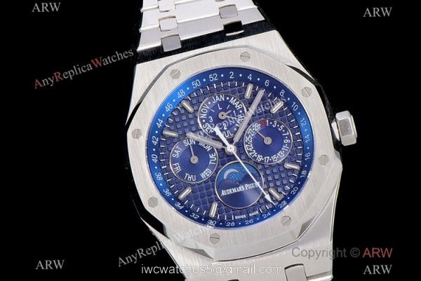 BF Factory Audemars Piguet Perpetual Calendar Watch Blue Dial AAA Replica 1