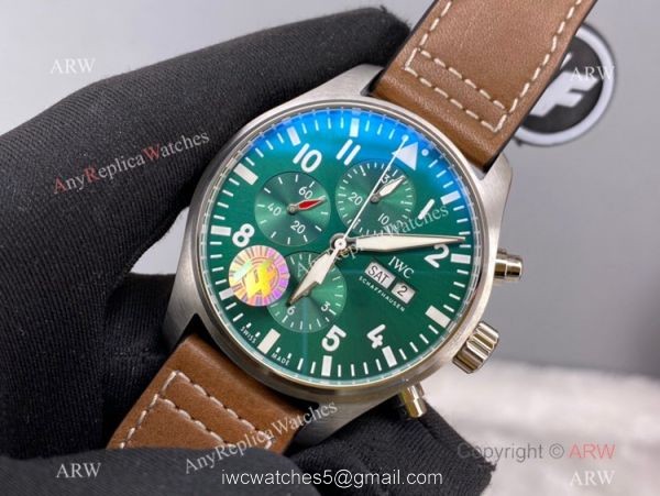 ZF Factory IWC Pilotos Watch Racing Green Copy Watch New 1