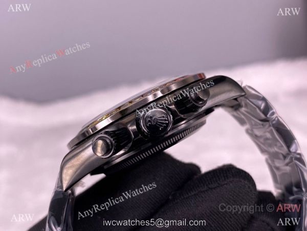 New! Swiss Copy Rolex Daytona Ice Blue 116506 Blacksteel Watch 7750 Chronograph 1
