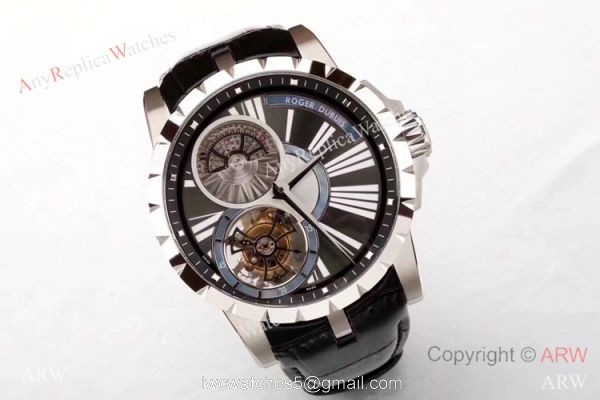 Swiss Copy Roger Dubuis Excalibur Tourbillon RDDBEX0216 Watch 47mm 1