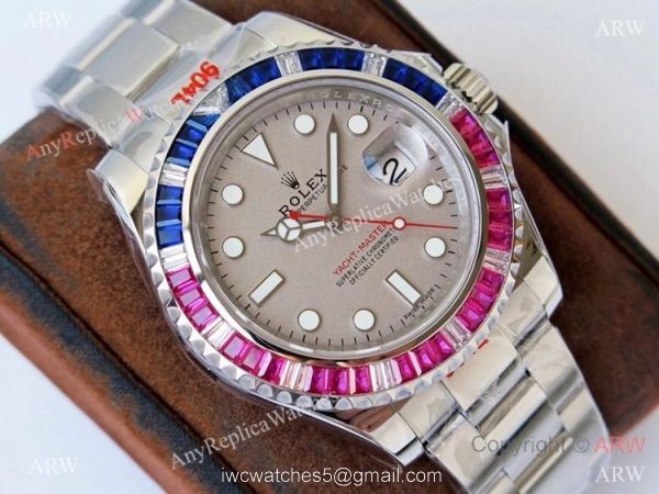 (ROF) 1:1 Best Replica Rolex Yacht-Master Rainbow 40mmWatch Custom Edition 1