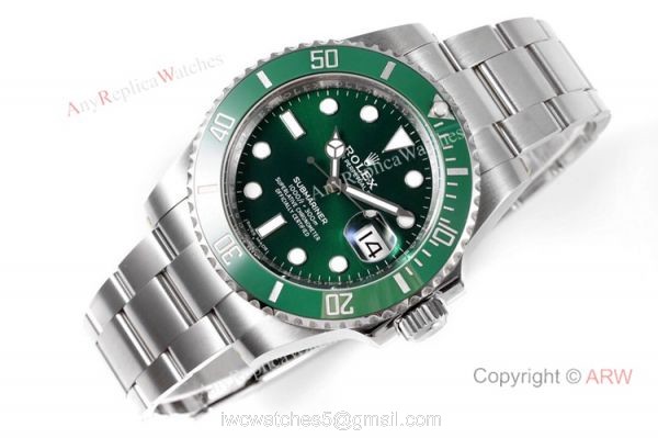 (ZFF) High End Replica ZF Factory Rolex Submariner 116610LV Hulk Watch 904L Steel 1