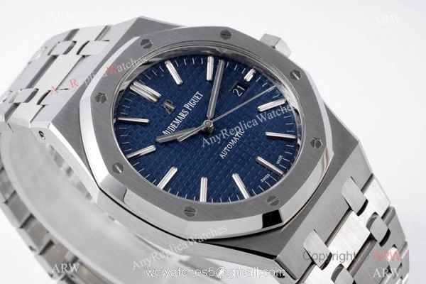 New! ZF Factory V2 Version Audemars Piguet Royal Oak 15400 Watch Stainless Steel Blue Dial 1