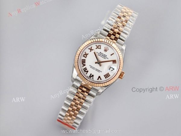 1:1 Best Copy Rolex Datejust White Face With Roman Markers Ew Factory Watch 1