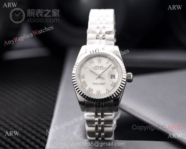 AAA Copy Rolex Datejust 26mm-Lady Watches Stainless Steel Green Dial 1
