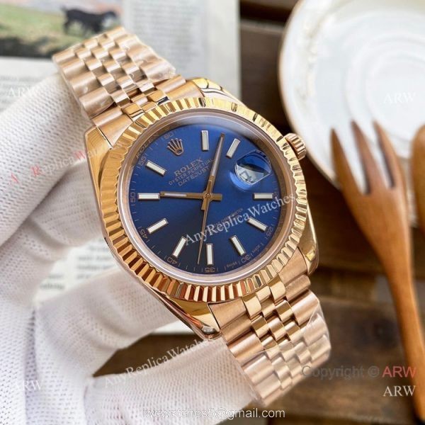 AAA Replica Rolex DateJust 40mm Rose Gold Jubilee Watches Mingzhu Movement 1