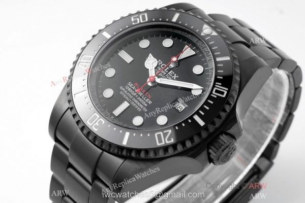 New! Swiss Replica Rolex Deepsea Dweller Blaken Limition Edition Watch 44mm 1