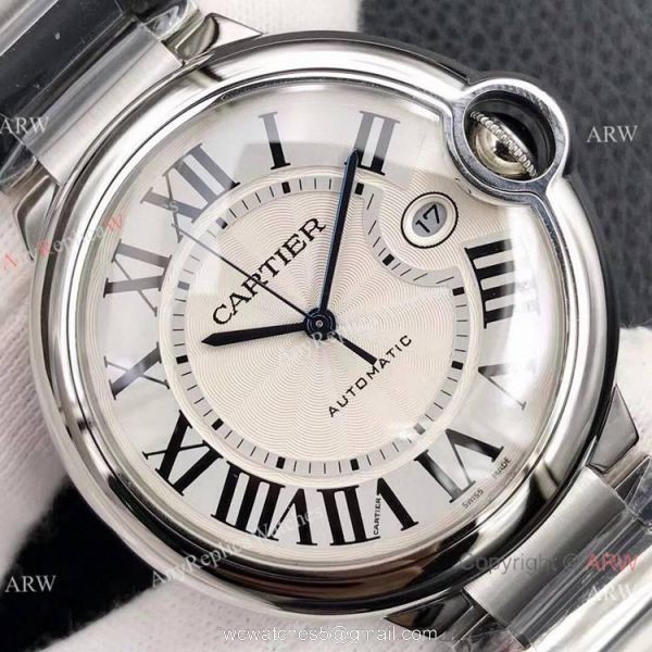 V6 Factory V7 version Ballon Bleu Cartier Stainless Steel Automatic Watch 42mm 1