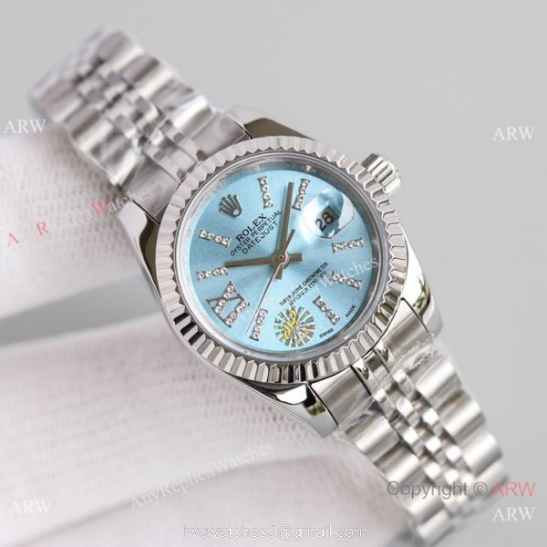 TW Factory Copy Rolex datejust Jubilee Stainless Steel Watches 28mm Lady 1