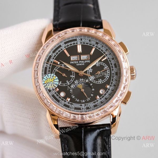 2021! JH Factory V2 Version Patek Philippe Grand Complication Copy Watch 5270J Rose Gold White Dial 1