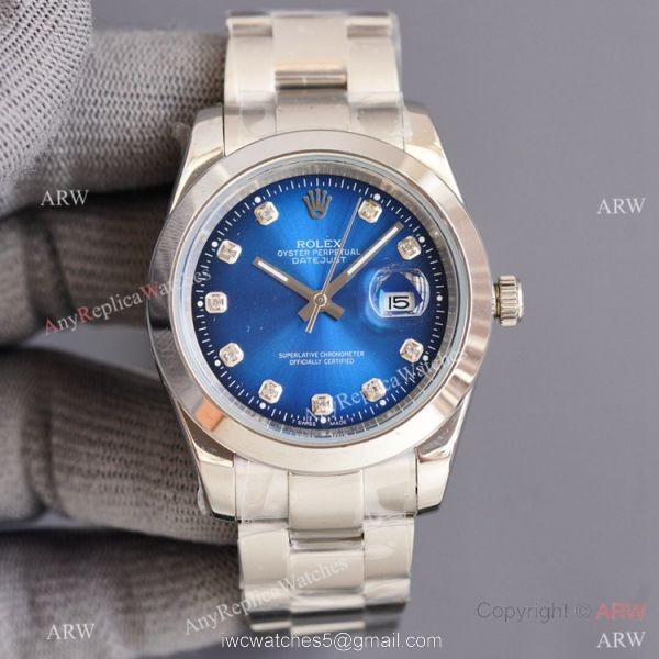 Swiss Quality Copy Rolex Datejust ii 41 Watch Citizen 8215 Movement Green Gradient Face 1