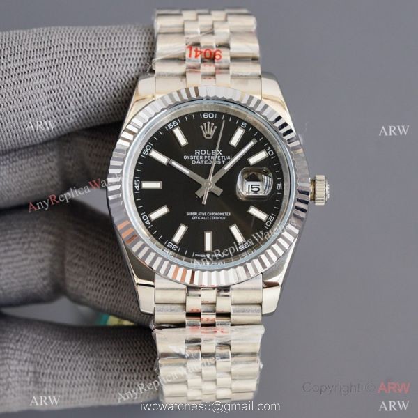 Swiss Quality Rolex Datejust ii 41mm Watch Silver Dial Jubilee Strap Citizen 8215 Movement 1
