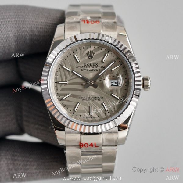 Rolex Datejust II 41mm Watch Stainless Steel Oyster Blue Palm Dial 1