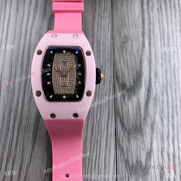Swiss Quality Copy Richard Mille Rm007-1 Women Watch PinkRose Gold Case 1