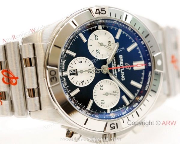 2021 New GF Factory Breitling Chronomat 7750 Watch Black Dial New Band 1