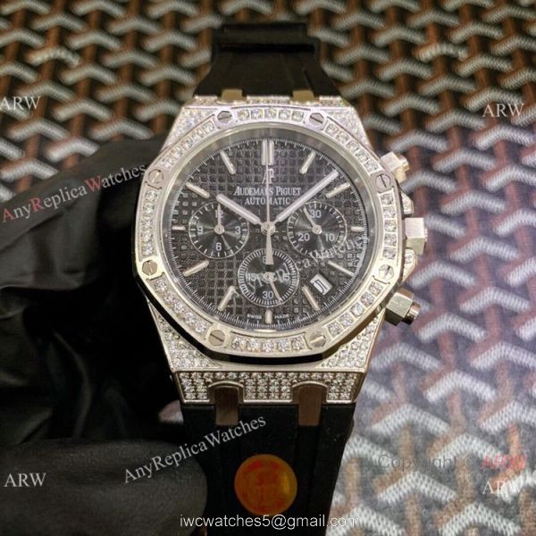 Iced Out Audemars Piguet Royal Oak Chronograph Watches 42mm for Men 1