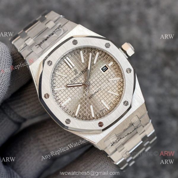 NEW! Audemars Piguet Royal Oak 15500 41mm Automatic Watches New Olive Green Dial 1