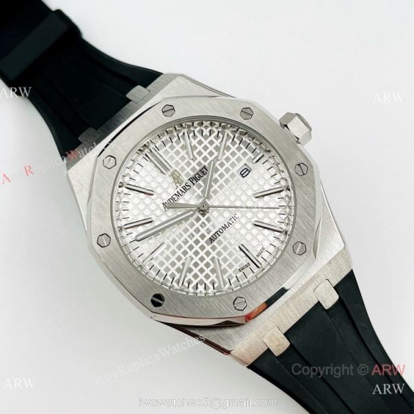 Best Quality Audemars Piguet Royal Oak Autoamtic Watch 42mm Silver Dial 1
