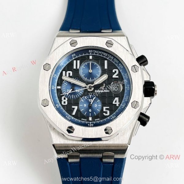 Copy Audemars Piguet Royal Oak Offshore Automatic 26470 Watch SS Gray Dial 1