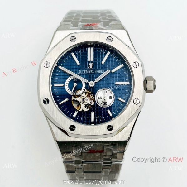 Copy Audemars Piguet Royal Oak Tourbillon Watches Silver Dial 42mm 1