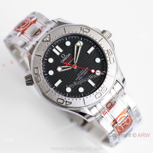 2021 NEW Omega Seamaster Diver 300 &8216;Nekton Stainless Steel Watch OR Factory Swiss 8806 Movement 1