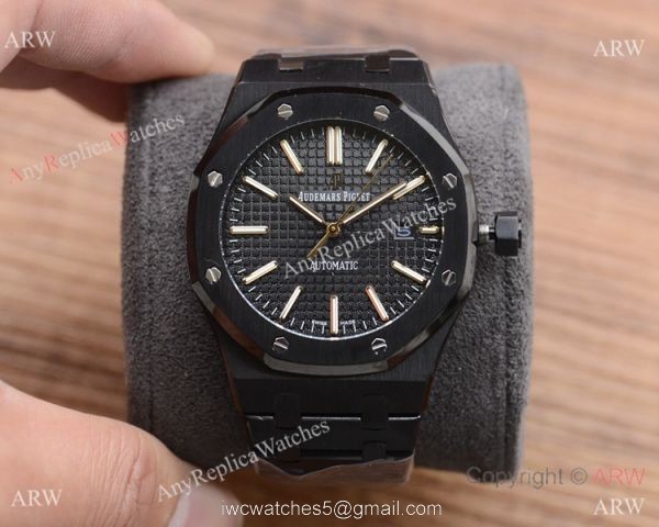 Best Replica Audemars Piguet Royal Oak Watches All Black 1