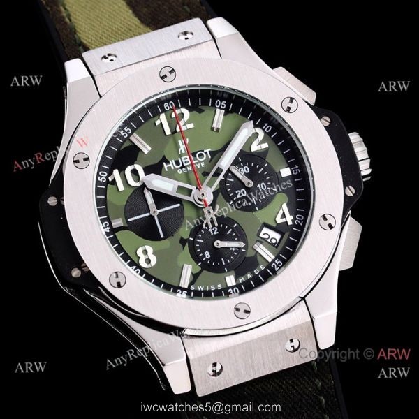 Japan Grade Copy Hublot Big Bang Tutti Frutti Camouflage Face Watch VK Chronograph 1