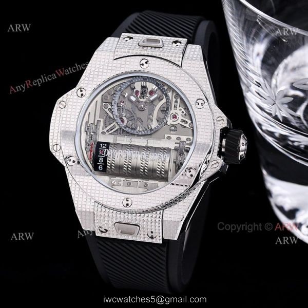 Black Hublot Big Bang MP-11 3D Carbon Knockoff Watch For Men 1