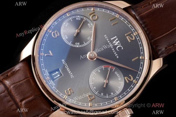 ZF Factory IWC Portugieser Automatic 7 Days Gray Dial Copy Watch Brand NEW 1