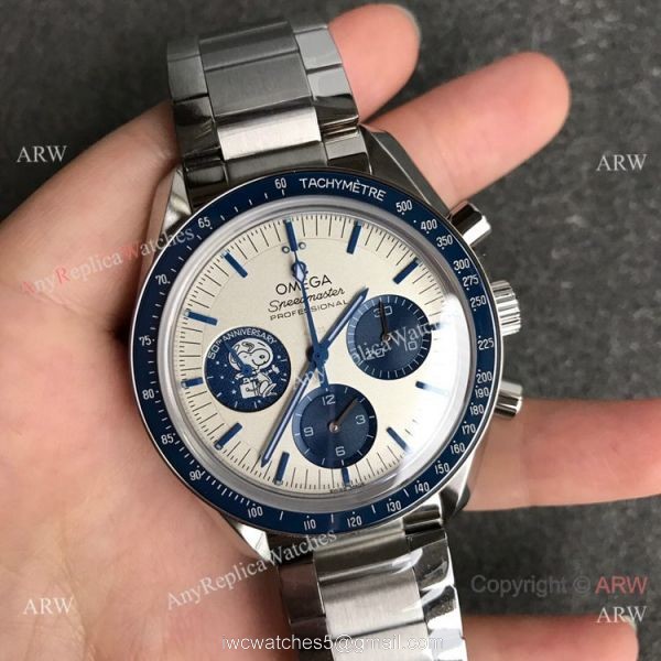 (OM)Swiss Replica Omega Speedmaster Snoopy 50th anniversary Watch 2021 New 1