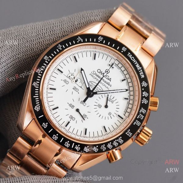 2021 New Copy Omega Snoopy Speedmaster Watch Rose Gold Quartz 1