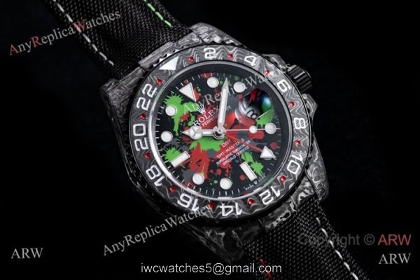 2021 1:1 Replica Rolex DiW GMT-Master 2 Graffiti Dial JH Cal.3186 Custom Watch 1